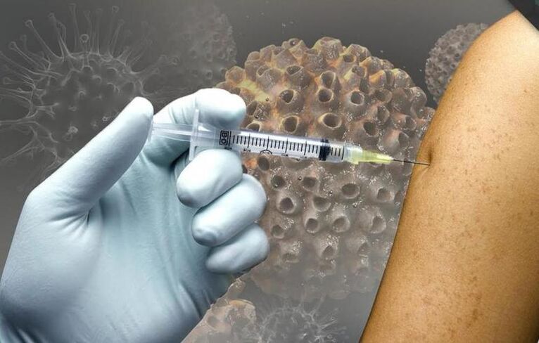 Vaccination against oncogenic strains of HPV.